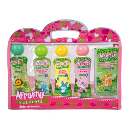 Estuche Arrurru Naturals Abuelita Rosado